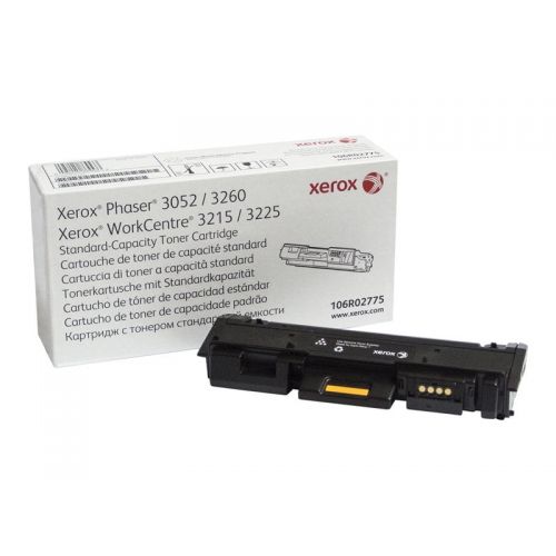  Xerox 106R02775 Toner, 1500 Page-Yield, Black