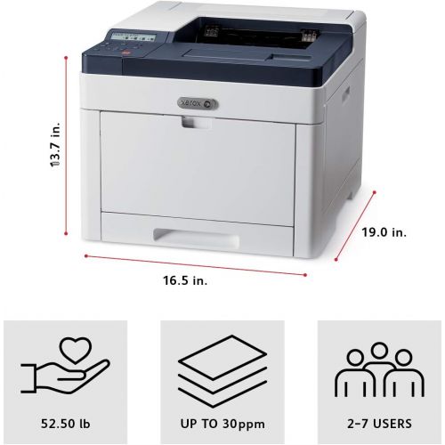  [아마존베스트]Xerox Phaser 6510/DN Color Printer, Amazon Dash Replenishment Ready