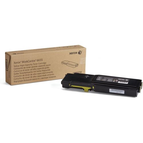  Genuine Xerox Yellow Toner Cartridge for the WorkCentre 6655, 106R02746