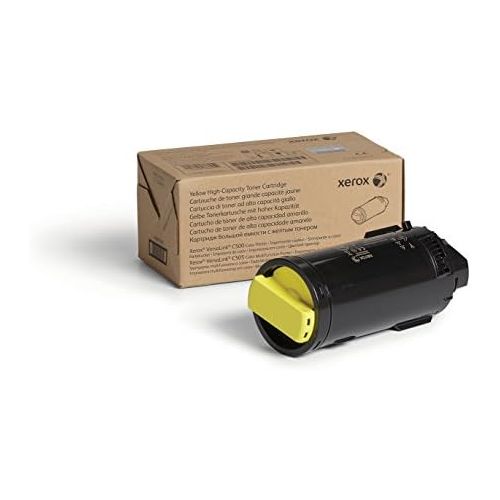  Xerox Genuine Yellow High Capacity Toner Cartridge 106R03865-5 200 Pages for Use In Versalink C500C505 Toner