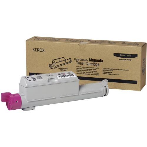  Xerox Genuine Brand Name, OEM 106R01219 High Capacity Magenta Toner Cartridge (12K YLD) for Phaser 6360 Printers