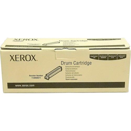  Xerox Genuine Brand Name, OEM 113R00671 (113R671) Toner OPC Drum Unit (20K YLD) for CopyCentre C20, FaxCentre 2218, WorkCentre M20, WorkCentre M20i, WorkCentre 4118 Printers