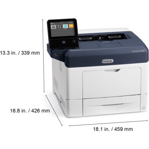  Xerox VersaLink B400N Black and White Laser Printer, letterlegal, up to 47ppm, USBethernet, 550 sheet tray, 150 sheet multi purpose tray