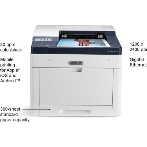 Xerox Phaser 6510N Color Laser Printer