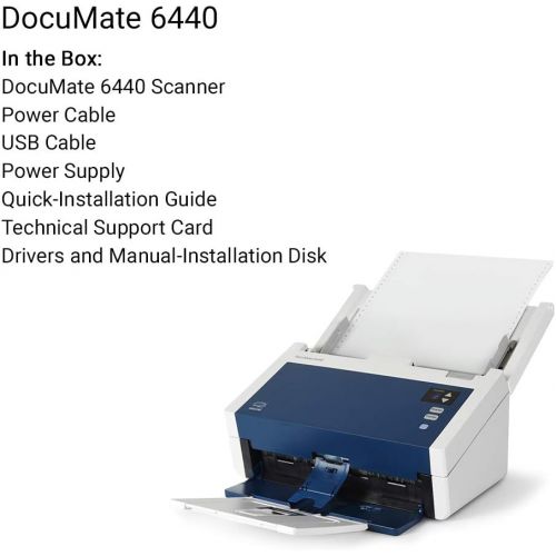  Xerox DocuMate 6440 Duplex Color Document Scanner