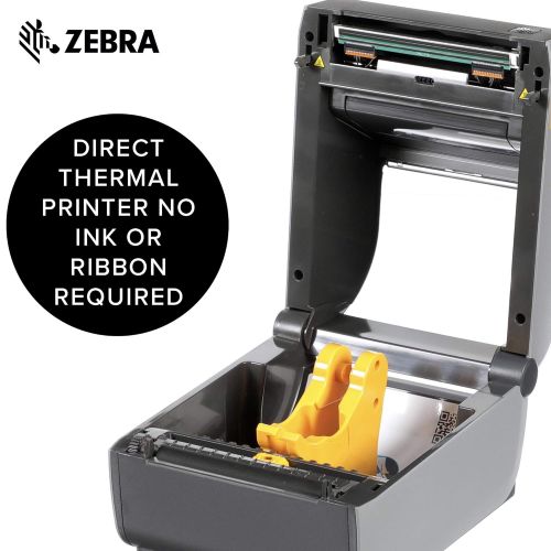  Xerox Zebra - ZD620d Direct Thermal Desktop Printer for Labels and Barcodes - Print Width 4 in - 203 dpi - Interface: Ethernet, Serial, USB - ZD62042-D01F00EZ