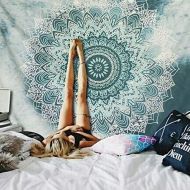 Brand: Xersex Xersex Indian Mandala Wall Hanging Hippie Tapestry Wall Decoration Bohemian Bedspread also as Yoga Mat Picnic Beach Towels 145 x 210 cm