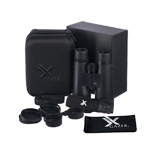  Xgazer Optics 10x50 Ultra HD Certvision Binoculars, Anti-Reflective Lenses Waterproof, Fogproof, Rainproof | Hunting, Safari, Birding, Bird Watching, Sporting Events | Incl. Strap,