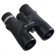 Xgazer Optics HD 10X42 Professional Binoculars - High Power Travel, Hunting, Fishing, Safari, Bird Watching Binoculars - Long Range, Eye-Relief Binoculars w/Neck Strap, Cleaning Cl