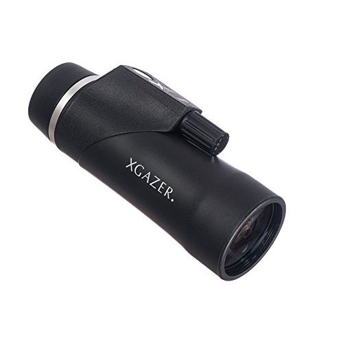  Xgazer Optics 8x42 Compass & Rangefinder Monocular Telescope |Waterproof & Compact with Retractable Eyepiece|Night & Day Zoom Scope Gear for Hunting, Bird Watching, Hiking, Camping