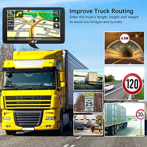  XGODY GPS Navigation for Car Truck GPS Navigation System 2022 Map 7 Inch Touchscreen Car GPS Navigator 8GB 256M with Voice Guidance and Speed Camera Warning Auto GPS with Lifetime