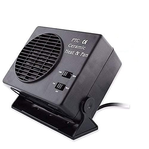  xhope 300w DC 12v Ceramic Heater and Fan,Car Heater and Car Fans Fast Heating Warmer Defroster Demister