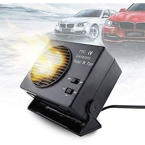  xhope 300w DC 12v Ceramic Heater and Fan,Car Heater and Car Fans Fast Heating Warmer Defroster Demister