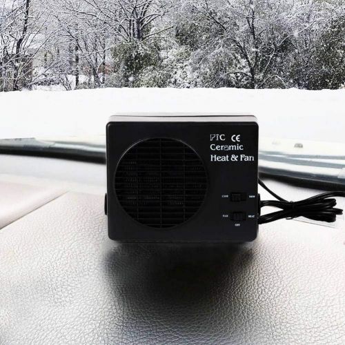  xhope 300w DC 12v Ceramic Heater and Fan,Car Heater and Car Fans Fast Heating Warmer Defroster Demister