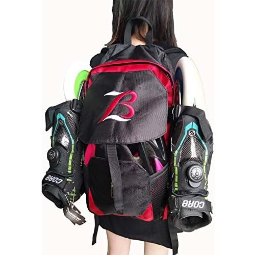  Xiami Leyuan Pro Racing Speed Inline Skates/Ice Blade Skate/Inline Skate Backpack Also for Travel Shool Bag