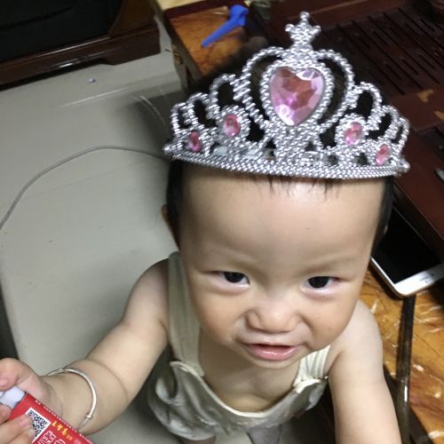  XiangGuanQianYing Tiaras and Crowns for Little Girls Princess Crown Pink Tiara (10 Pack)