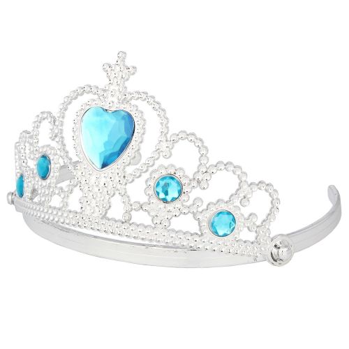  XiangGuanQianYing Princess Dress-Up Costume Accessary Tiara and Wand Set Silver