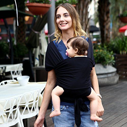  Xiangtat Baby Wrap Carrier Comfortable Infant Wrap Natural Cotton Hip Seat Baby Sling Carrier Backpack Pouch for Postpartum Newborn Birth to 35Lbs (Red)