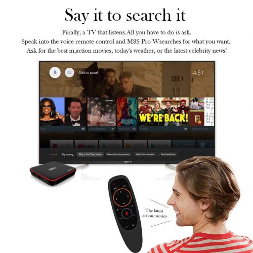  Xiangtat M8S PRO PLUS Amlogic S905X Quad Core 2GB DDR3 RAM 16GB ROM Android 7.1 2.4G WiFi 100M LAN 4Kx2K 60fps HDR10 H.265 HEVC VP9 Android TV Box