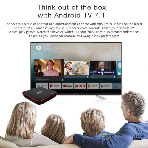  Xiangtat M8S PRO PLUS Amlogic S905X Quad Core 2GB DDR3 RAM 16GB ROM Android 7.1 2.4G WiFi 100M LAN 4Kx2K 60fps HDR10 H.265 HEVC VP9 Android TV Box