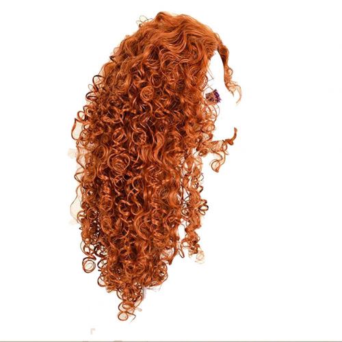  Xiao Maomi Merida Cosplay Costume Princess Long Dress Wig for Women Halloween Outfit