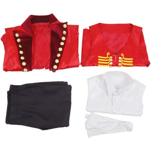  Xiao Maomi Kids Child Adult Cosplay Costume Stage Performance Coat Vest Pants Suits Hat for Halloween