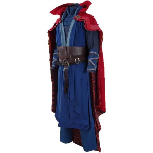  Xiao Maomi Mens Dr Cosplay Costume Blue Strange Robe Full Set