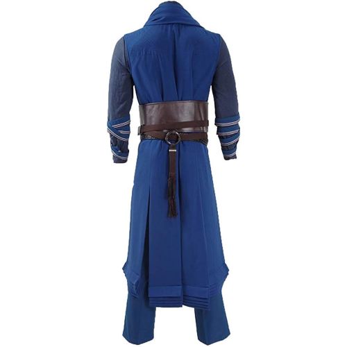  Xiao Maomi Mens Dr Cosplay Costume Blue Strange Robe Full Set