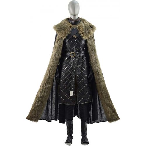  Xiao Maomi Jon Snow Cool Cosplay Costume PU Armour Halloween Outfits