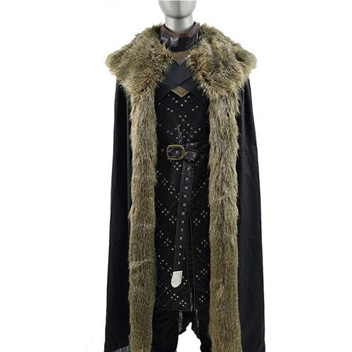  Xiao Maomi Jon Snow Cool Cosplay Costume PU Armour Halloween Outfits