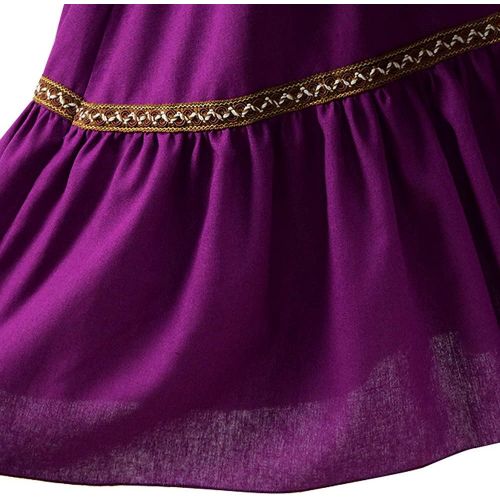  Xiao Maomi Women Anime Movie Imelda Hector Costumes Cosplay Purple Gothic Victorian Long Dress for Halloween Party