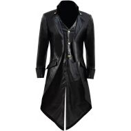 Xiao Maomi Men Boys Kids Tailcoat Steampunk Long Coat Jacket Formal Gothic Cosplay Costumes Victorian Rocker Themed Party