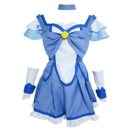  Xiao Wu Cure Beauty Princess Glitter Breeze Force Aoki Reika Dress Cosplay Costume