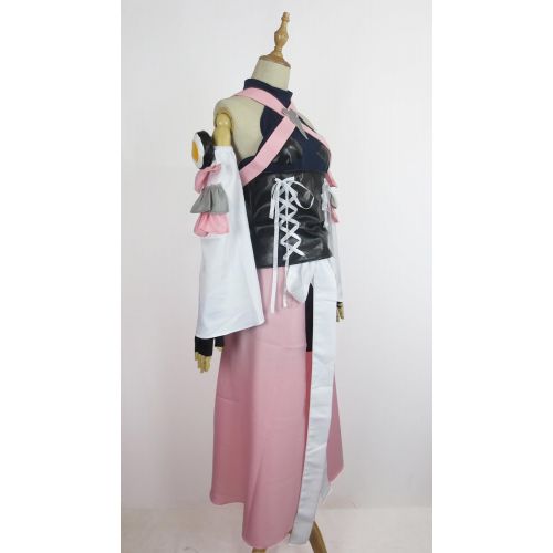  Xiao Wu Keyblade Wielder Ally Kairi Princess of Heart Pink Dress Game Cosplay Costume