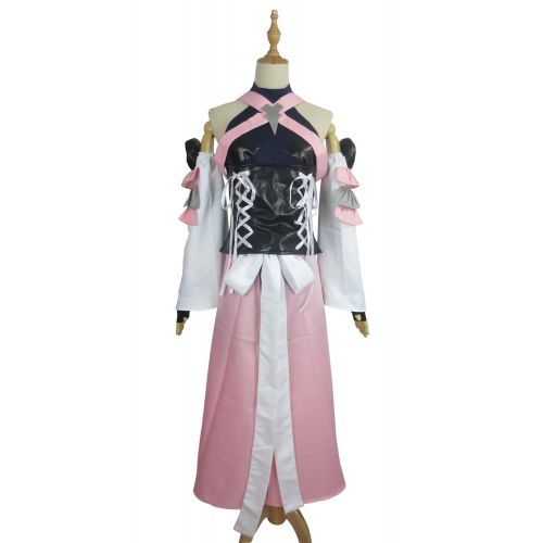  Xiao Wu Keyblade Wielder Ally Kairi Princess of Heart Pink Dress Game Cosplay Costume