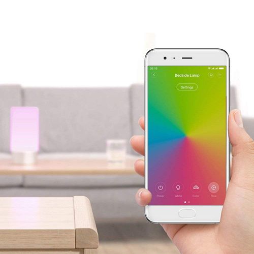 샤오미 Xiaomi Mi Smart Bedside Lamp, 10W Color and Warm LED