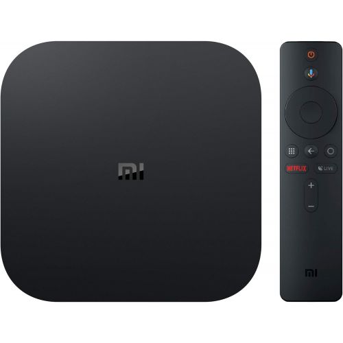 샤오미 [아마존베스트]Mi Box S Xiaomi Original - 4K Ultra HD Android TV with Google Voice Assistant & Direct Netflix Remote Streaming Media Player US Plug