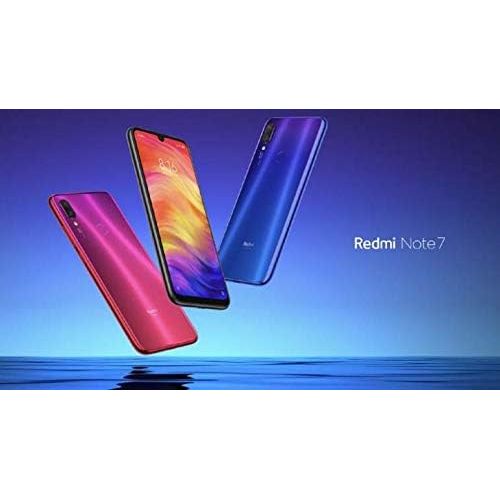 샤오미 [아마존베스트]Xiaomi Redmi Note 7, 64GB/4GB RAM, 6.30 FHD+, Snapdragon 660, Blue - Unlocked Global Version, No Warranty