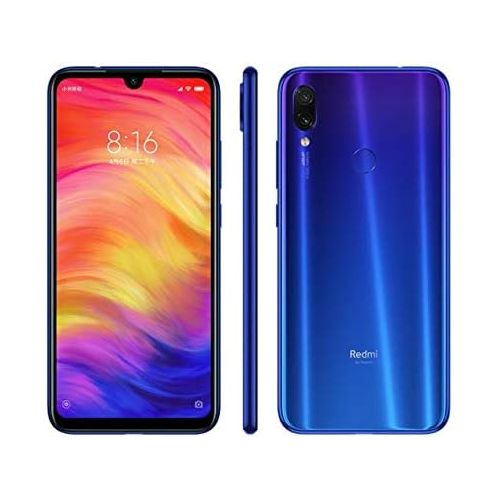 샤오미 [아마존베스트]Xiaomi Redmi Note 7, 64GB/4GB RAM, 6.30 FHD+, Snapdragon 660, Blue - Unlocked Global Version, No Warranty