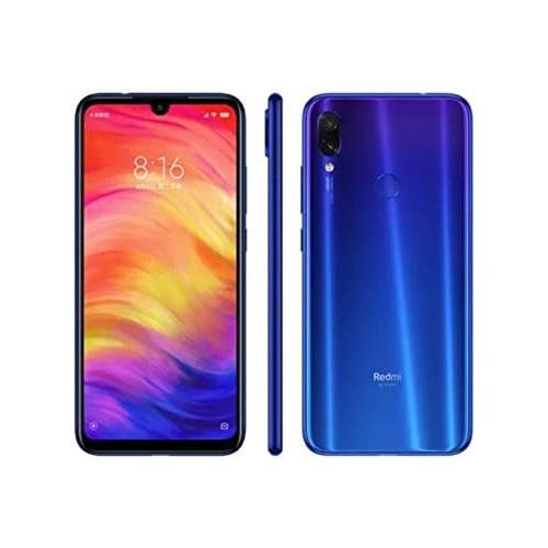 샤오미 [아마존베스트]Xiaomi Redmi Note 7 128GB + 4GB RAM 6.3 FHD+ LTE Factory Unlocked 48MP GSM Smartphone (Global Version, No Warranty) (Neptune Blue)