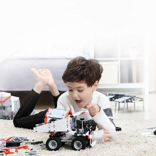 샤오미 [아마존베스트]Xiaomi Mi Truck Builder Building Kit Toy Trucks for Boys & Girls, 2-in-1 Model Bulldozer Truck for Age 6+, 535 Pieces