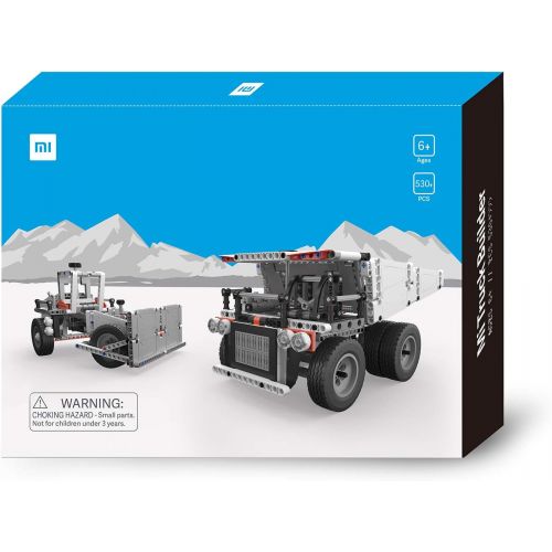 샤오미 [아마존베스트]Xiaomi Mi Truck Builder Building Kit Toy Trucks for Boys & Girls, 2-in-1 Model Bulldozer Truck for Age 6+, 535 Pieces