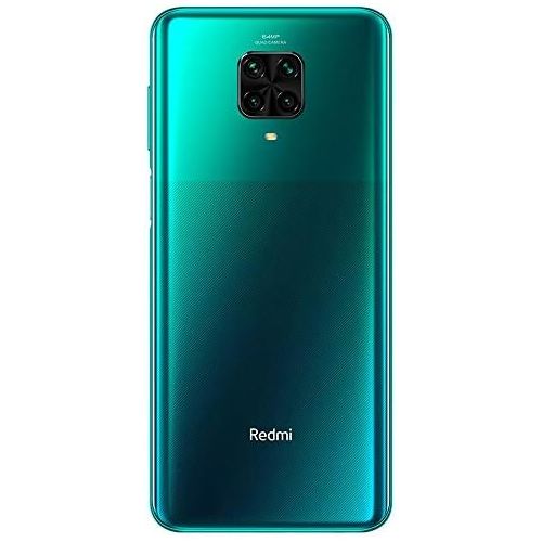 샤오미 Xiaomi Redmi Note 9 Pro 128GB + 6GB RAM, 6.67 FHD+ DotDisplay, 64MP AI Quad Camera, Qualcomm Snapdragon 720G LTE Factory Unlocked Smartphone - International Version (Tropical Green