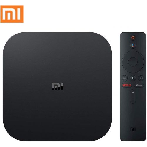 샤오미 [아마존베스트]Xiaomi Mi Box S Android TV with Google Assistant Remote Streaming Media Player - Chromecast Built-in - 4K HDR - Wi-Fi - 8 GB - Black