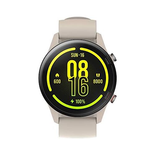 샤오미 [아마존베스트]Xiaomi Mi Watch Smart Watch, 1.39 Inch AMOLED HD Display, Measures and Monitors Blood Oxygen Level, Heart Rate, Stress Level, Sleep Cycle, GPS, 17 Sports Modes, 5 ATM, 16 Days Batt