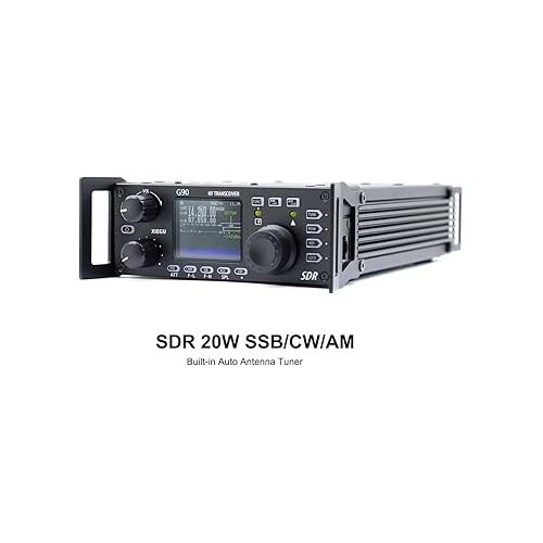  Xiegu G90 HF Radio SDR 20W SSB/CW/AM Built-in Auto Antenna Tuner