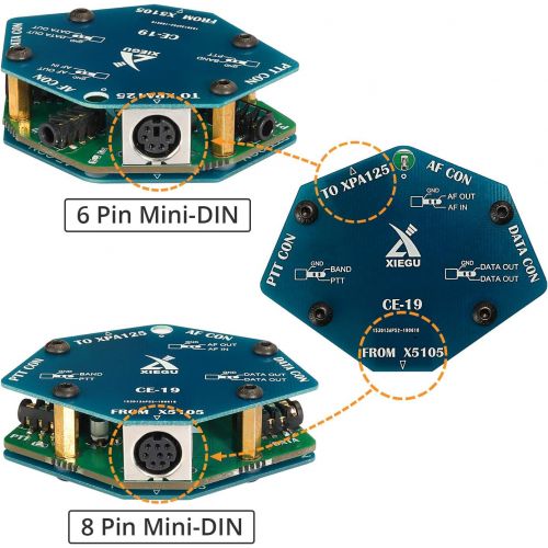  [아마존베스트]Xiegu CE-19 Data Interface Expansion Card for G90, G1M, X5105, XPA125B