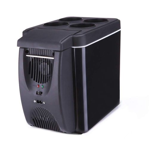  Xiejuanjuan Cooler and Warmer Fridge Mini Fridge 6L Thermoelectric System Car Cooling and Warming with AC/DC Adapter for Travel, Picnic, Camping, Home and Office Use