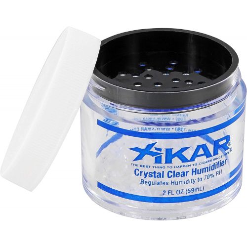  Visit the Xikar Store Xikar Crystal Humidifier, Lasts Up to 90 Days, Crystals Expand, Provides Perfect 70% Humidity, 2 fl oz Jar