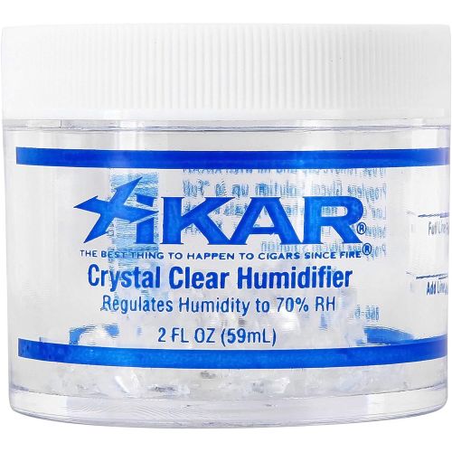  Visit the Xikar Store Xikar Crystal Humidifier, Lasts Up to 90 Days, Crystals Expand, Provides Perfect 70% Humidity, 2 fl oz Jar